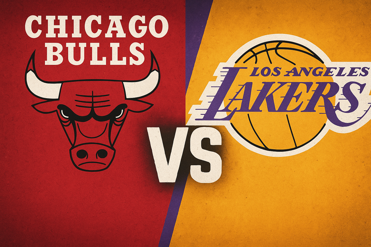Chicago Bulls vs Los Angeles Lakers